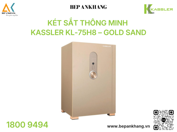 Két sắt thông minh Kassler KL-75H8 – Gold Sand